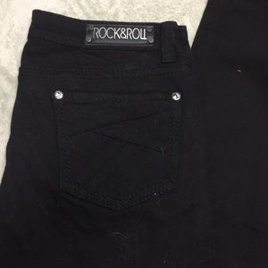 Rock & Roll black boot cut jeans